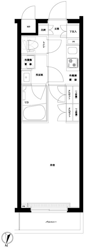 ルーブル赤羽台 間取り図