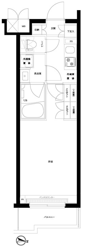 ルーブル赤羽台 間取り図