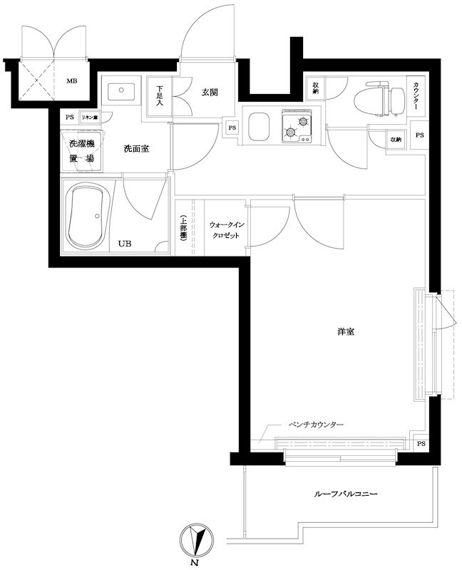 間取り ルーブル赤羽台 間取り図