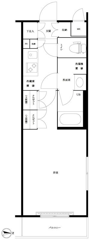 ルーブル三軒茶屋伍番館 間取り図