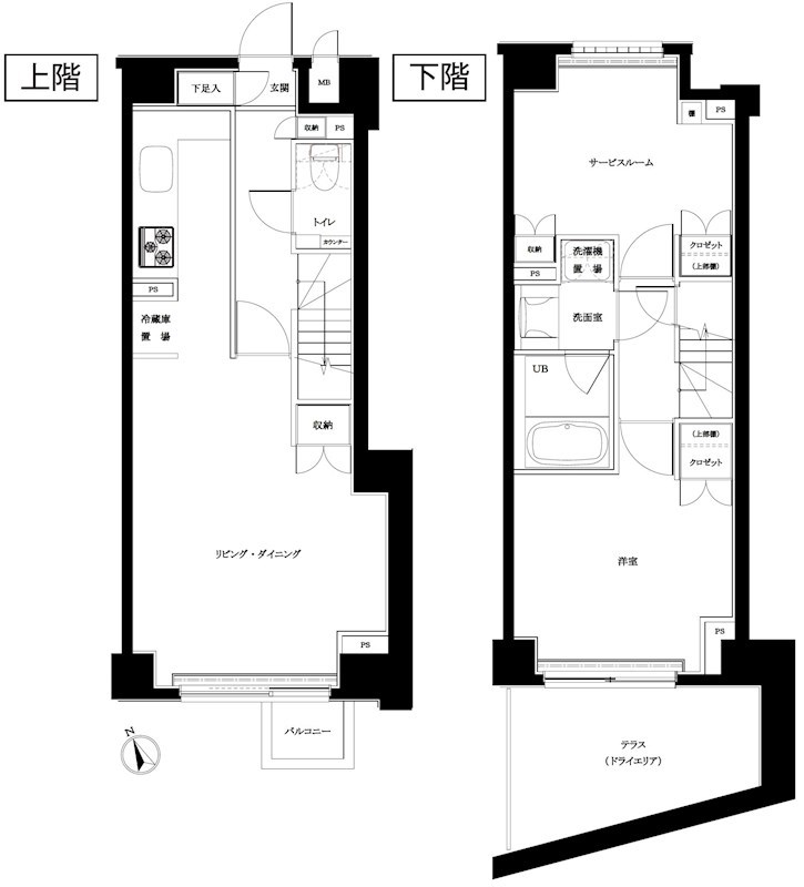 ルーブル赤羽西 間取り図