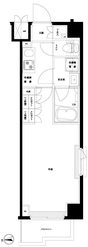 ルーブル大島参番館 間取り図