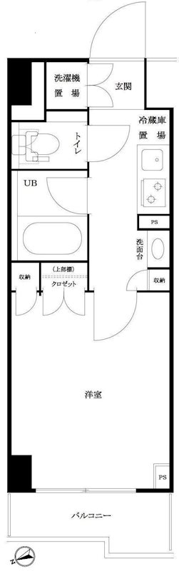 ルーブル仲六郷壱番館 間取り