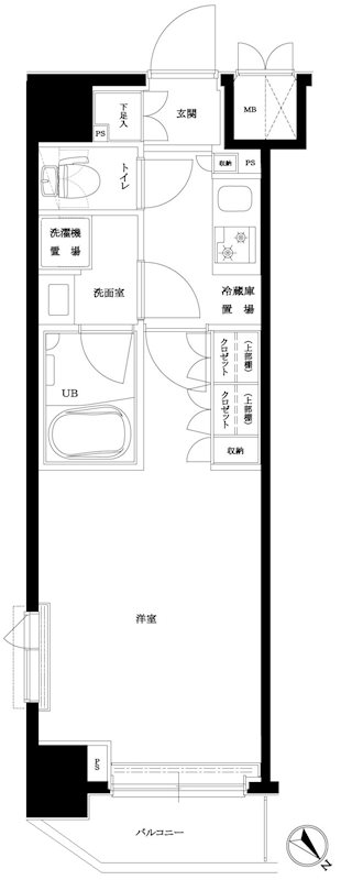 ルーブル住吉弐番館 間取り