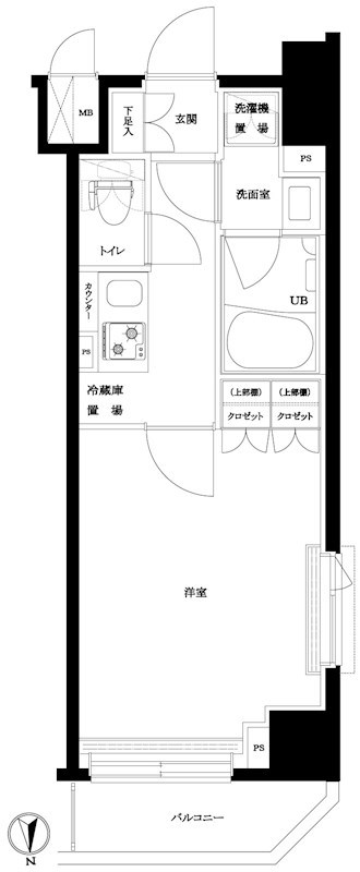 ルーブル西新井 間取り図