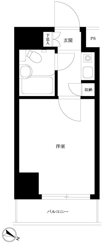 グローリア初穂椎名町 間取り図