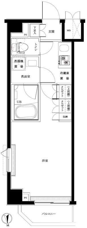 ルーブル大森西弐番館 間取り図