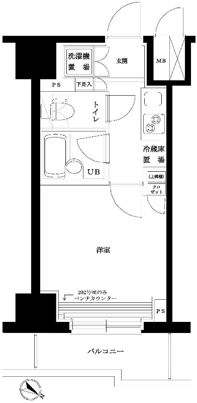 ルーブル川崎参番館 間取り図