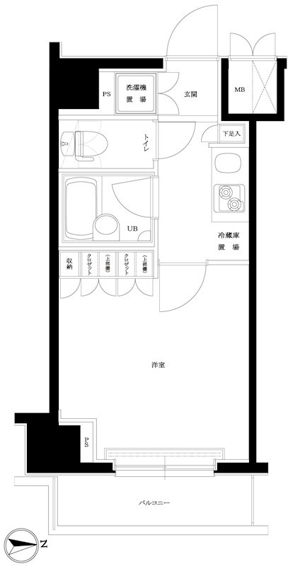 ルーブル川崎伍番館 間取り図