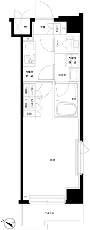 ルーブル川崎上平間弐番館 間取り図