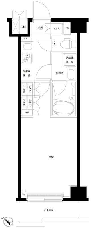 ルーブル川崎上平間弐番館 間取り図