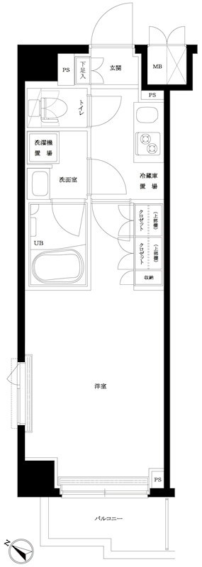 ルーブル川崎上平間弐番館 間取り図