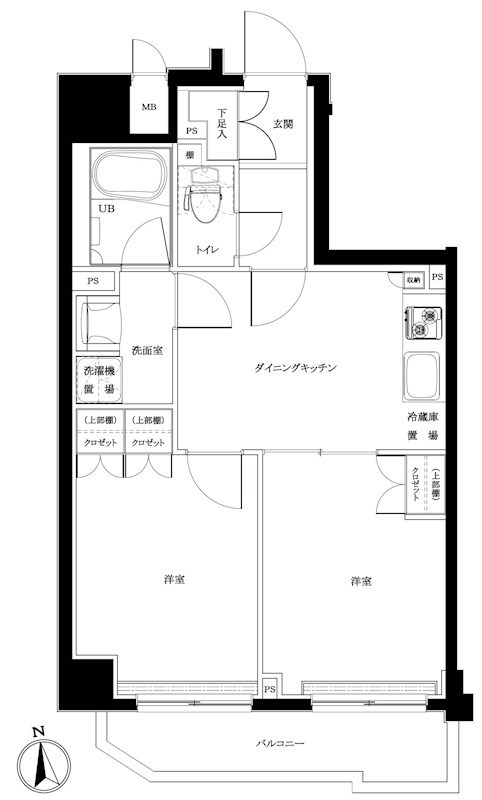ルーブル練馬伍番館 間取り図