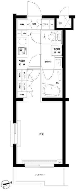ルーブル武蔵中原参番館 間取り図