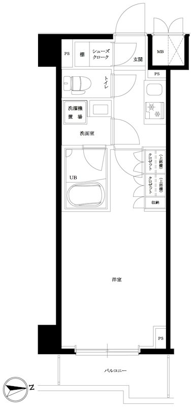 ルーブル川崎神明町 間取り図
