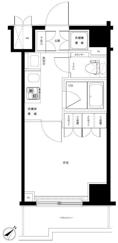 ルーブル横濱反町 間取り図