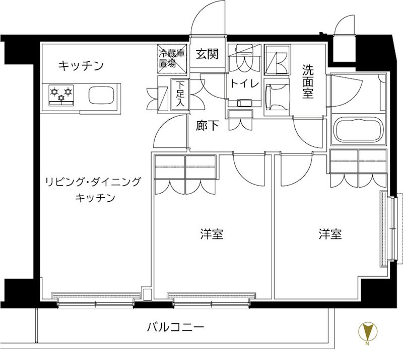 ルーブル東武練馬弐番館 間取り