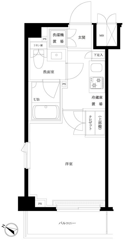 ルーブル横濱南太田弐番館 間取り図