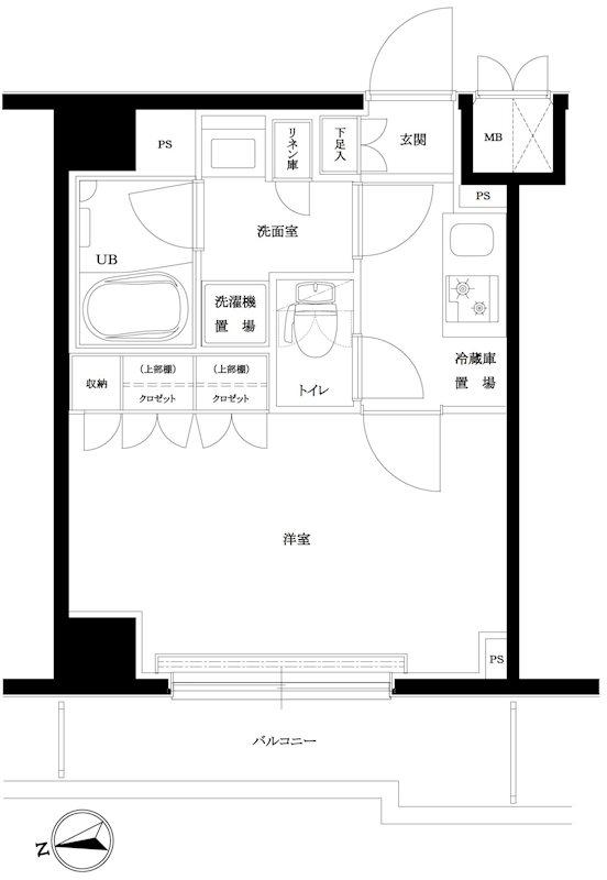 ルーブル横濱矢向 間取り図