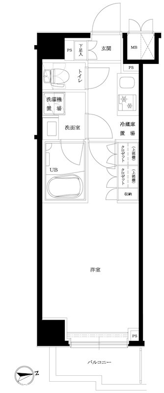 ルーブル横濱矢向 間取り図