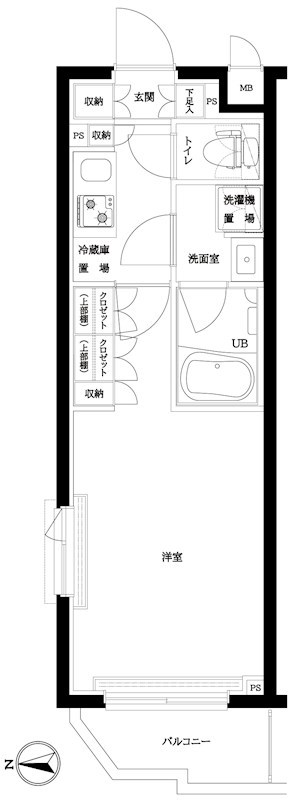 ルーブル都立家政六番館 間取り