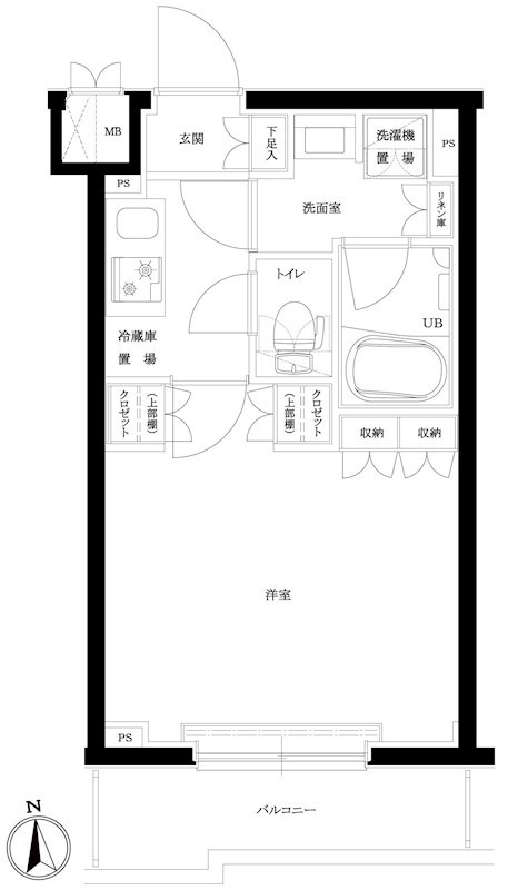 ルーブル川崎宮前平 間取り図