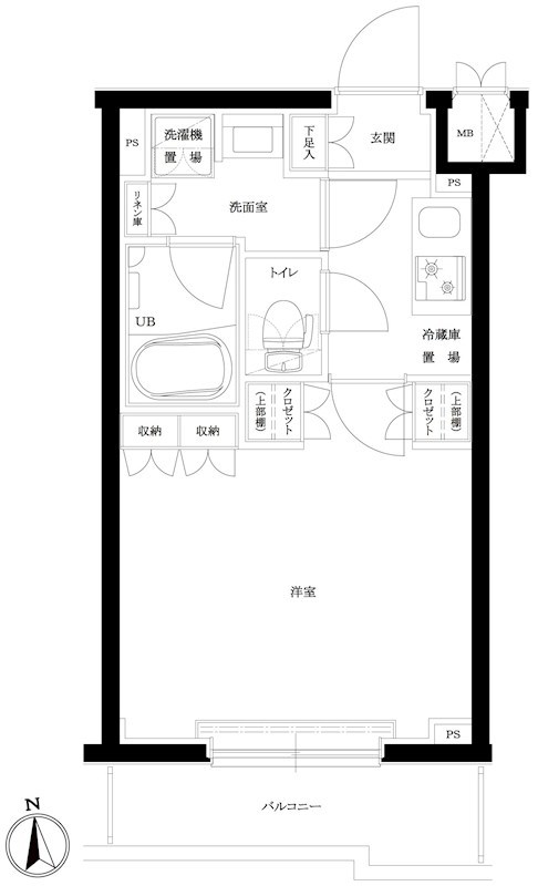 ルーブル川崎宮前平 間取り図