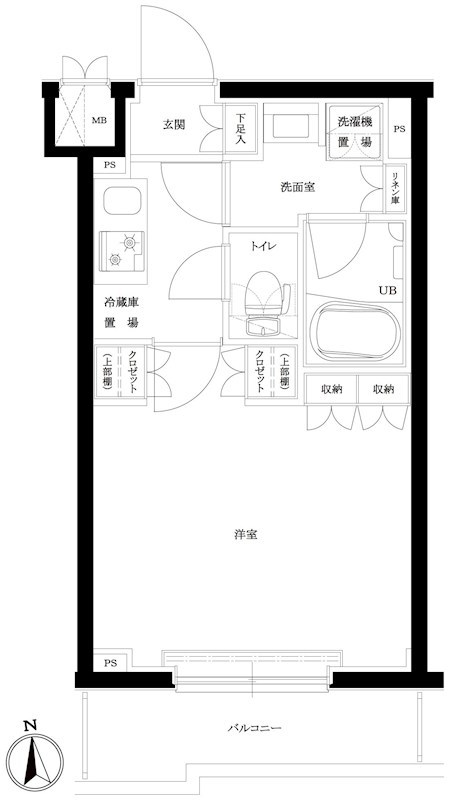 ルーブル川崎宮前平 間取り図