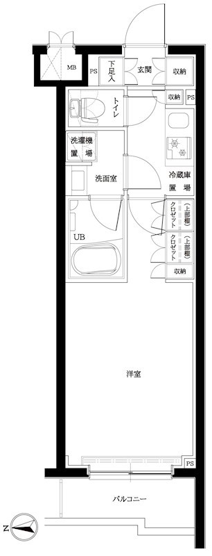 ルーブル川崎宮前平 間取り図