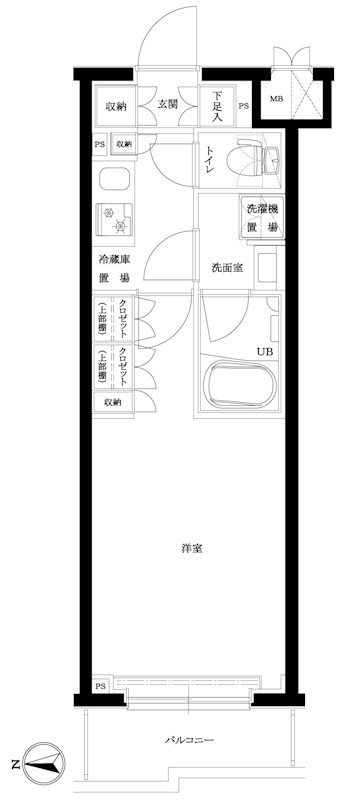 ルーブル川崎宮前平 間取り図