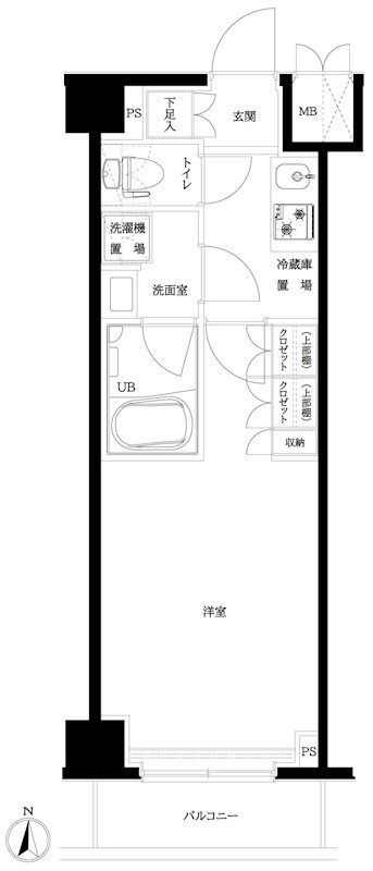 ルーブル川崎中丸子参番館 間取り図