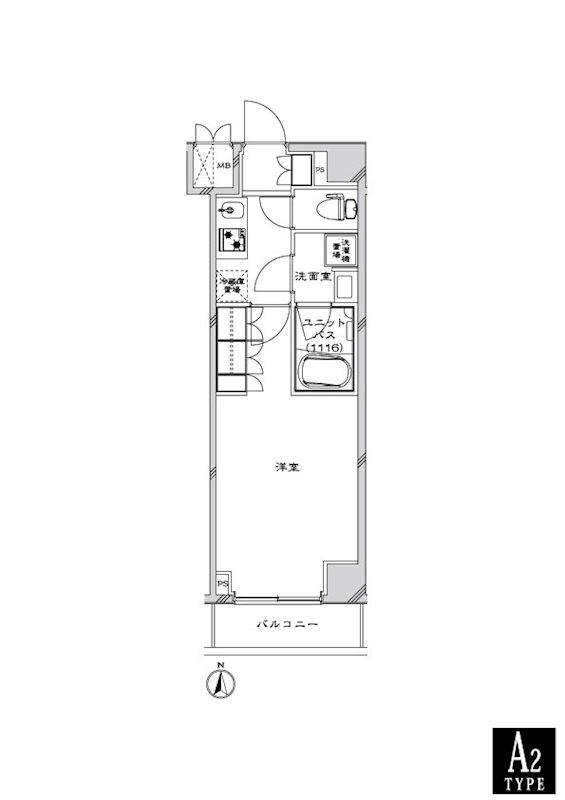ルーブル川崎中丸子参番館 間取り図
