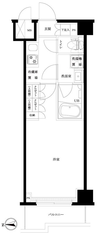 ルーブル横濱江ケ崎町 間取り図