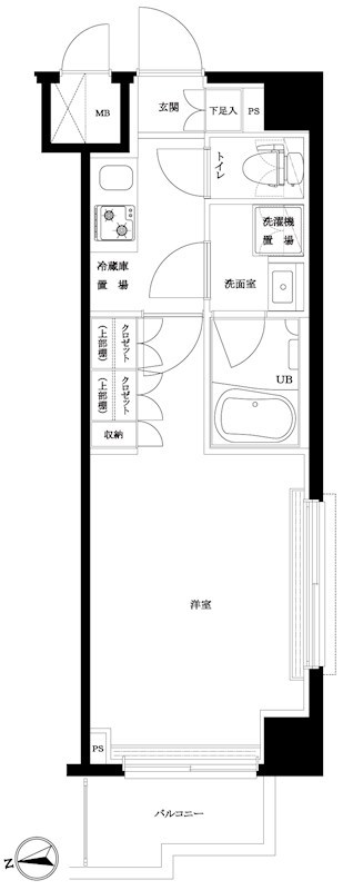 ルーブル横濱江ケ崎町 間取り図
