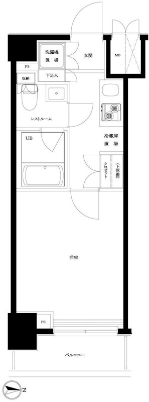 ルーブル川崎六番館 間取り図