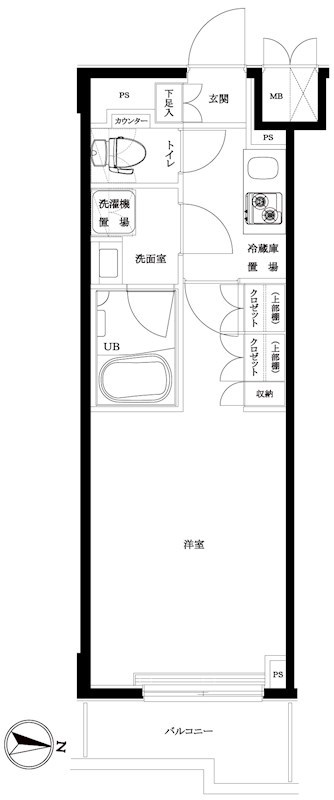 ルーブル川崎八番館 間取り図