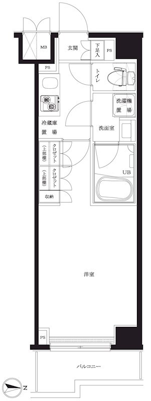 ルーブル川崎八番館 間取り図
