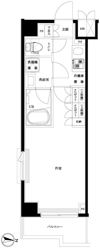 ルーブル川崎八番館 間取り図