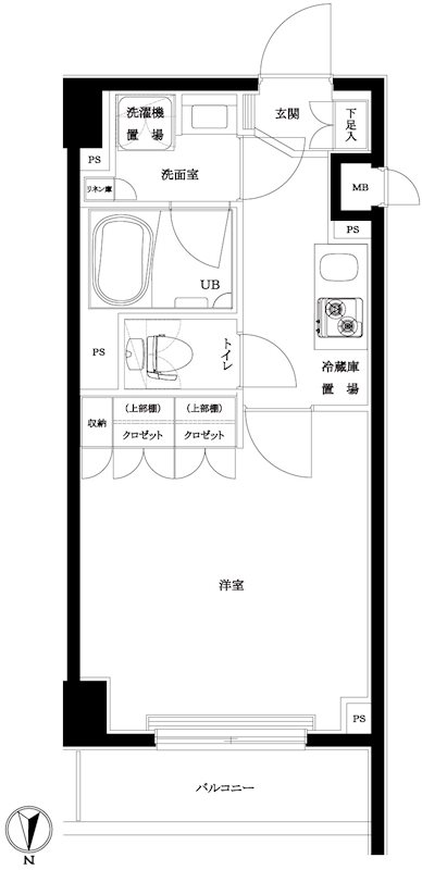 間取り ルーブル川崎八番館 間取り図