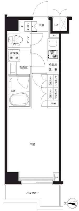 ルーブル川崎八番館 間取り図