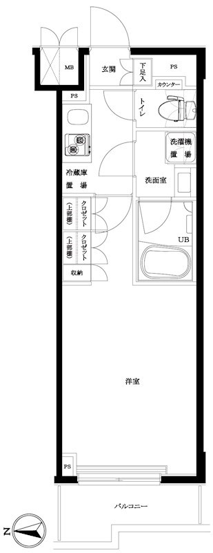 ルーブル川崎八番館 間取り図