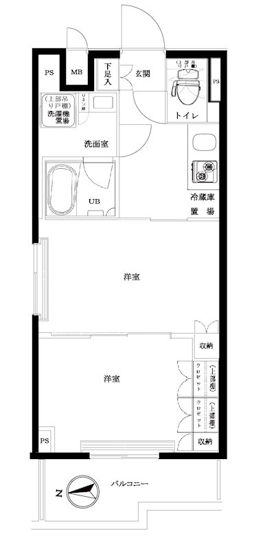 ルーブル川崎八番館 間取り図