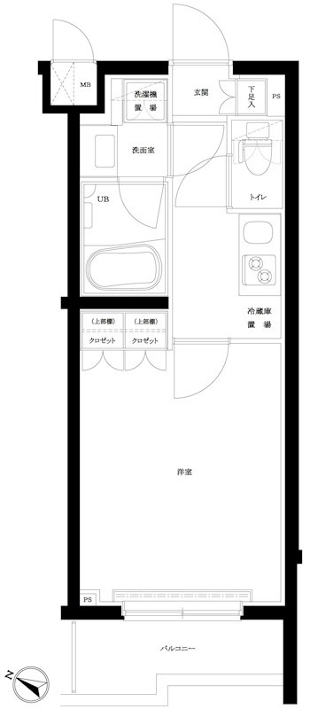 間取り ルーブル板橋泉町弐番館 間取り図