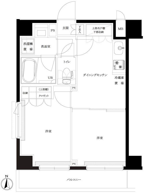 ルーブル中板橋伍番館 間取り