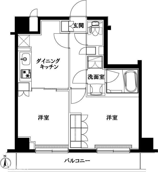 ルーブル中板橋伍番館 間取り図