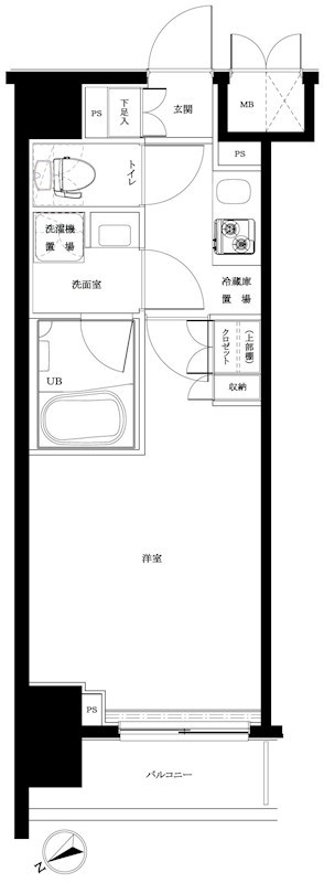ルーブル板橋東新町壱番館 間取り図