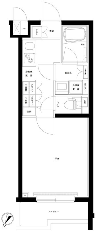 ルーブル板橋泉町弐番館 間取り図