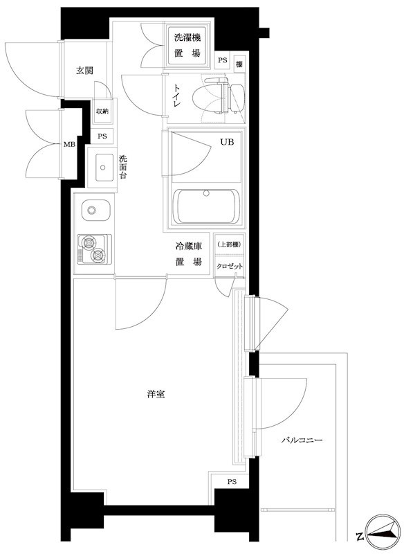 ルーブル東蒲田七番館 間取り図
