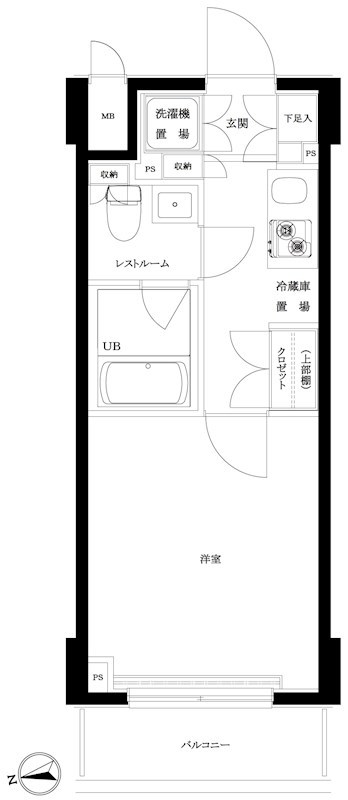 ルーブル川崎七番館 間取り図
