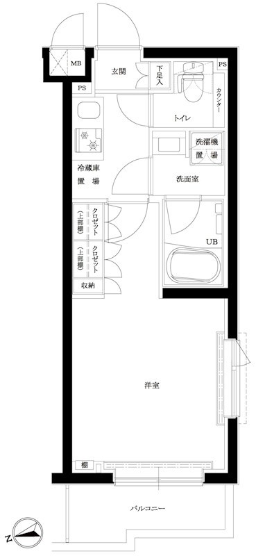 ルーブル高島平弐番館 間取り図